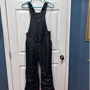 Arctic Quest Boys Black Snow Bib – Size M – Like New